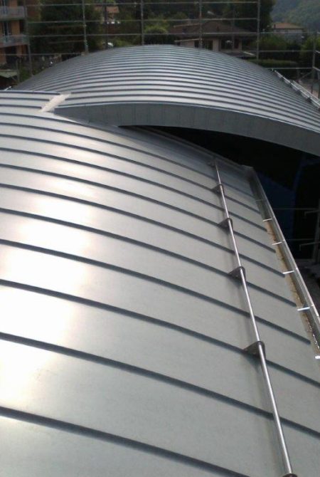 Copertura doppia aggraffatura Scarantino Cuveglio Varese